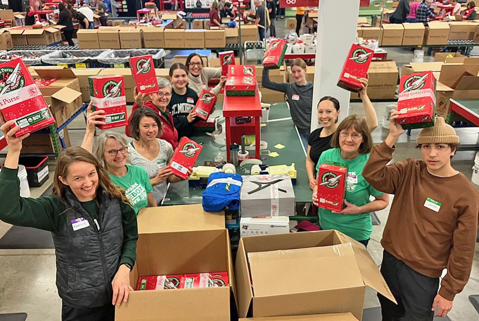 Landmark OCC Shoebox Store volunteers head to Calgary for the 15th